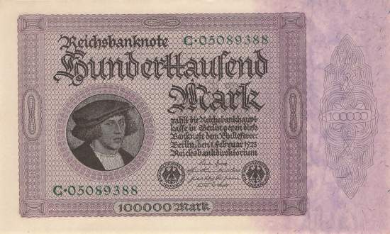 100000 Mark 1923